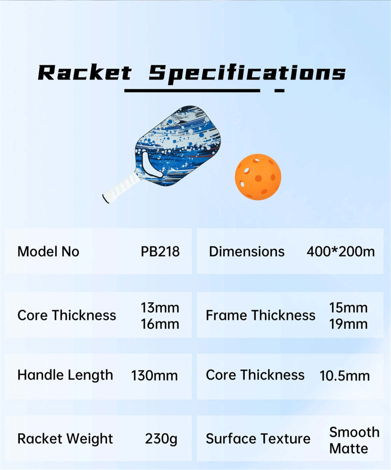Bluetooth Smart Pickleball Paddle13